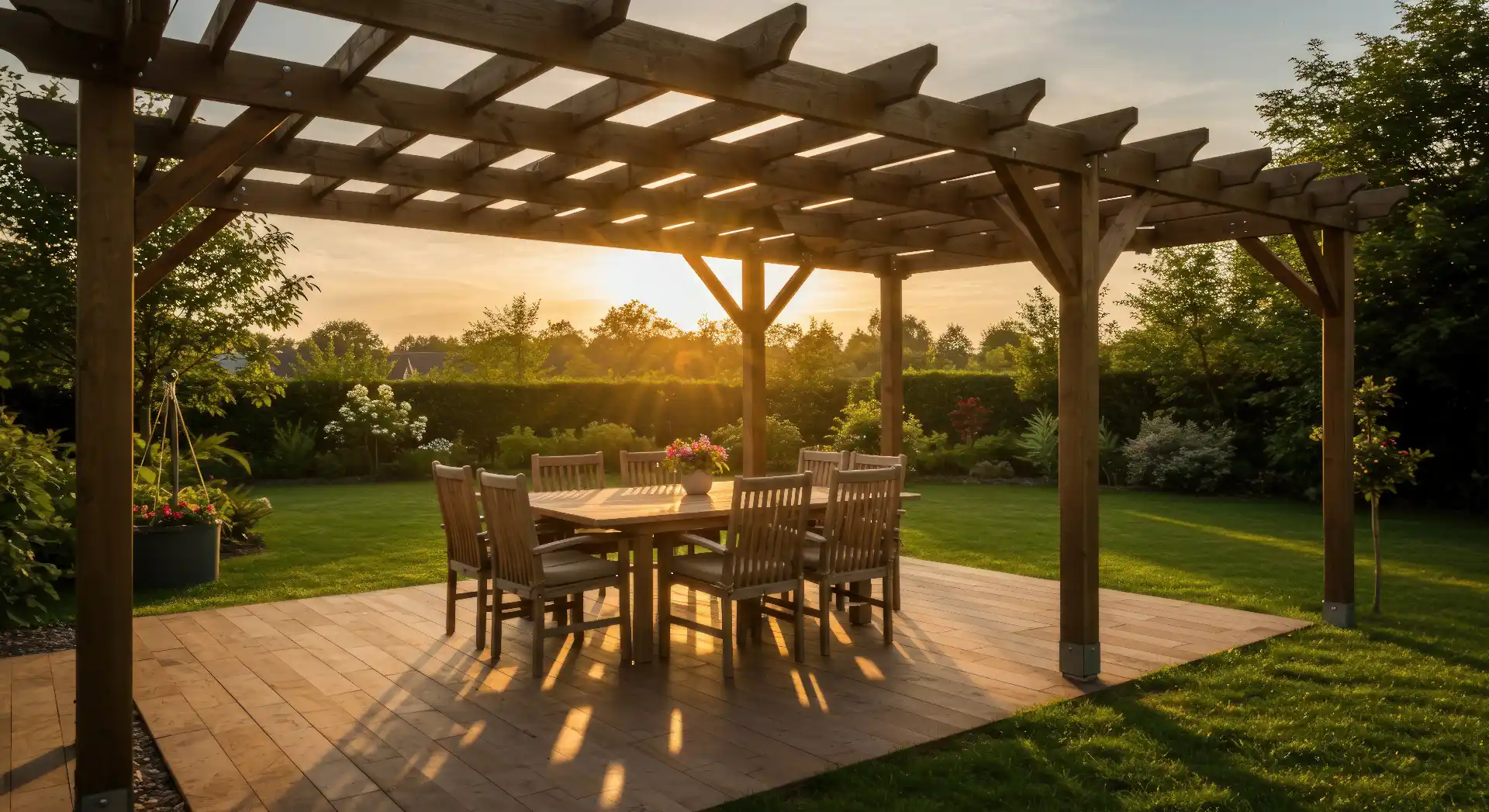 Pergola bois