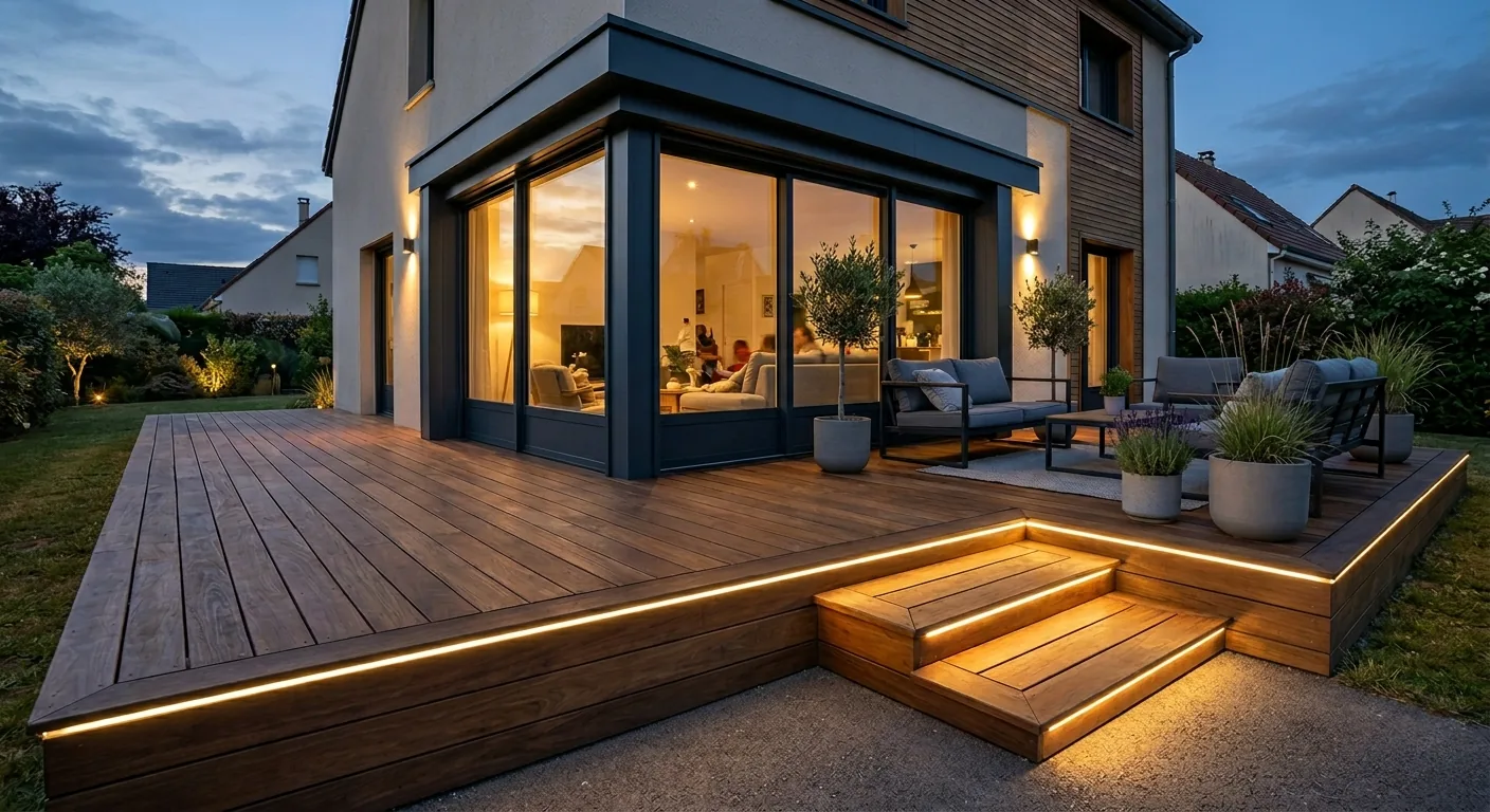 Terrasse bois Pin classe IV — La Planète Bois