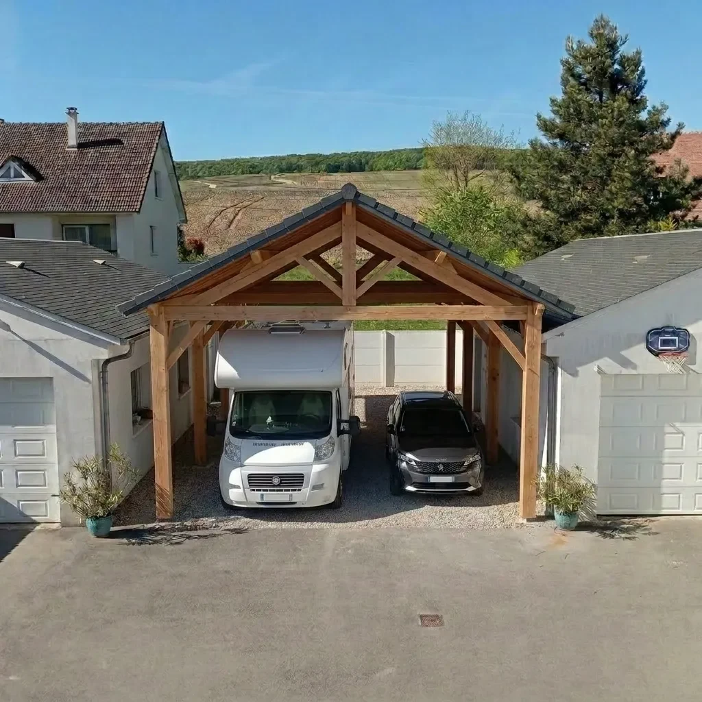Carport grande hauteur