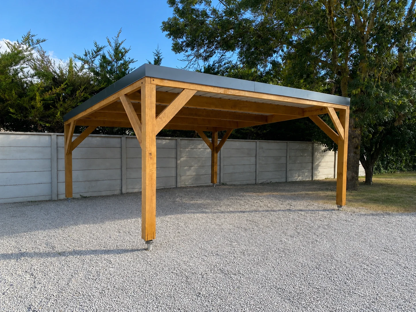 Structure bois autoportée