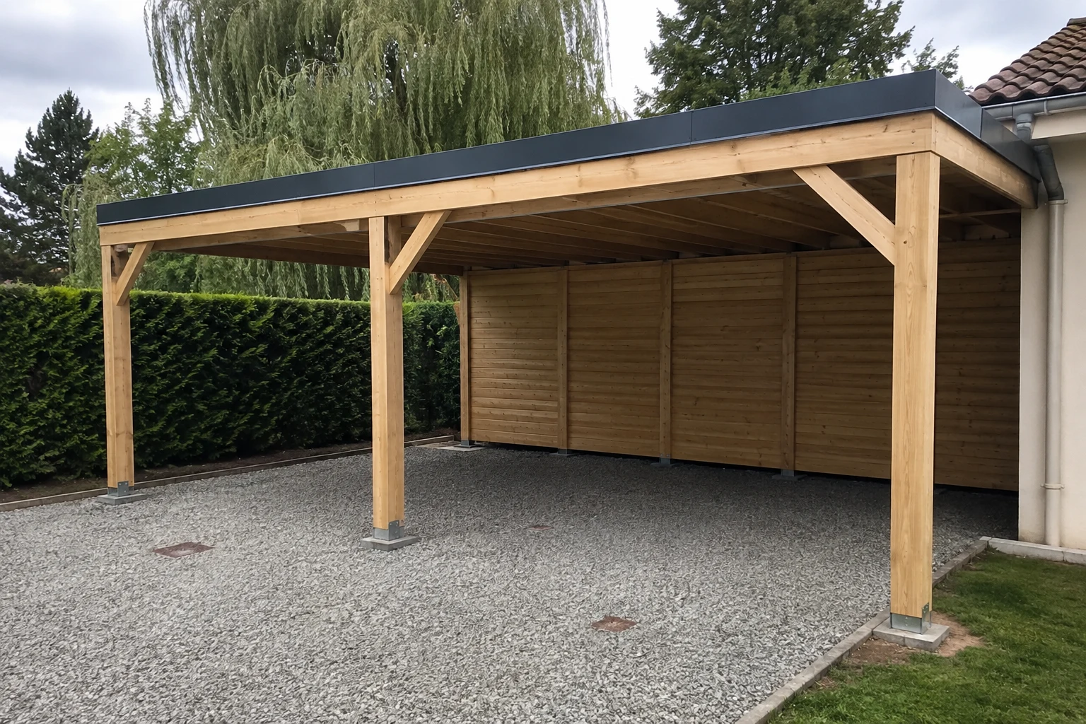 Carport et rangement